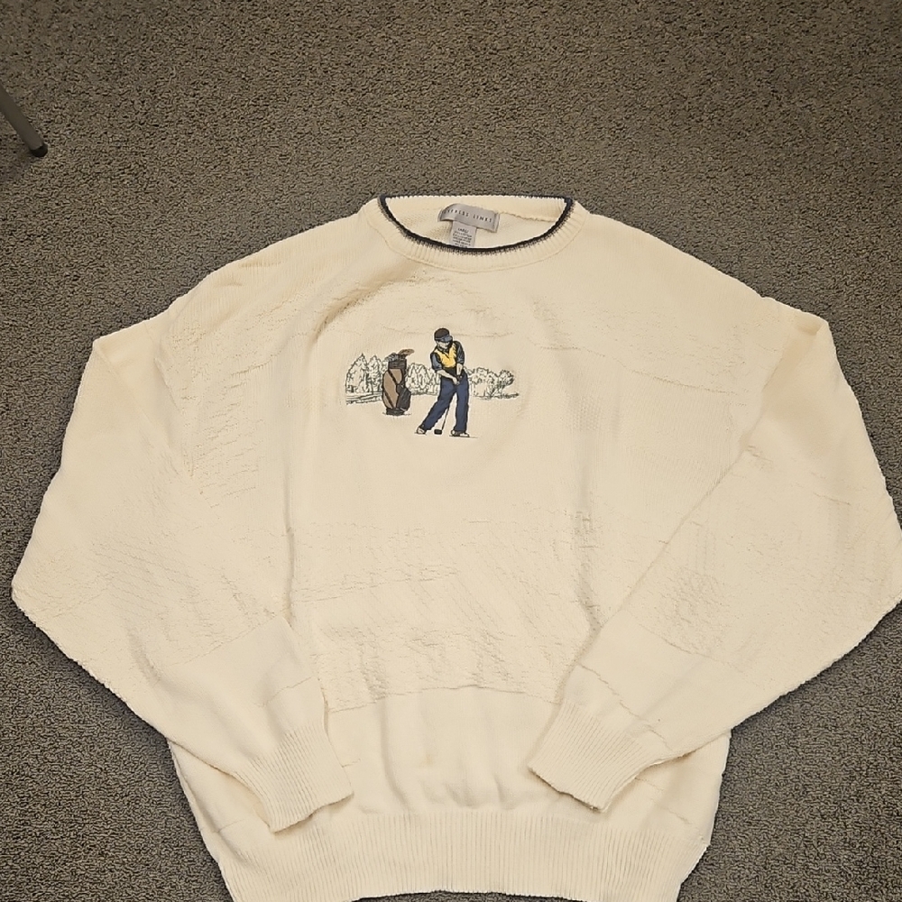 Vintage Cypress Link Golf Mens Sweater
